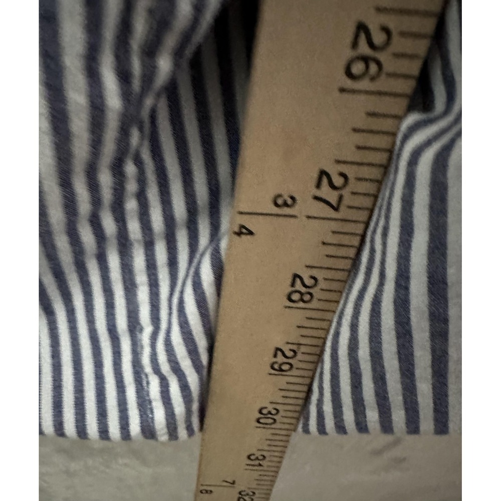 Kendall & Kylie Dress Womens Medium Blue White Striped Tie Back Tank Mini USA - Picture 8 of 10